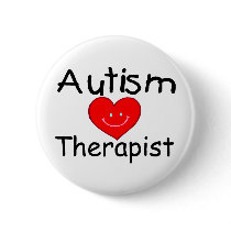 Autism Therapist (Smiley Hrt) Pins