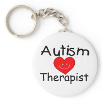 Autism Therapist (Smiley Hrt) Key Chain