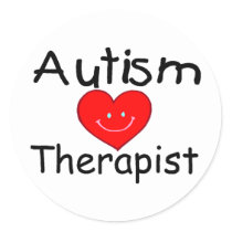 Autism Therapist (Smiley Hrt) stickers