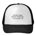 Autism Today Genius Tomorrow Hats