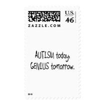 Autism Today Genius Tomorrow Stamps