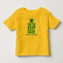 child, fine, jersey, t-shirt, cotton tee, toddler, birthday, kids, keep calm, autism, T-shirt/trøje med brugerdefineret grafisk design
