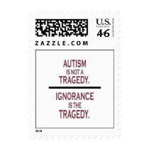 "Autism Tragedy" postage