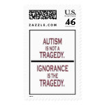 "Autism Tragedy" Stamps