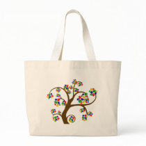 Autism Tree of Life Tote Bags