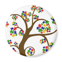Autism Tree of Life Magnets