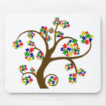 Autism Tree of Life Mouse Pads