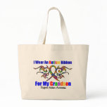 Autism Tribal Ribbon Grandson Bag