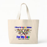 Autism Tribal Ribbon Son bags
