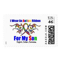 Autism Tribal Ribbon Son Stamps