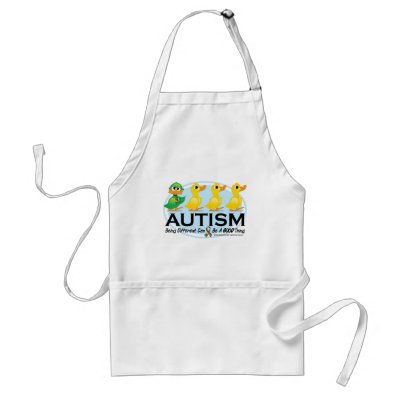 Autism Ugly Duckling Aprons by fightcancertees