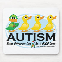 Autism Ugly Duckling Mouse Mats