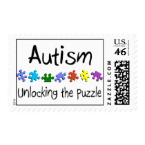 Autism, Unlocking The Puzzle postage