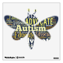 Autism Wall Decal DragonFly GoTeamKate
