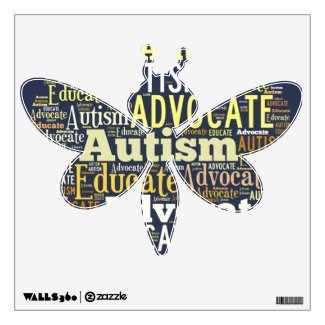 Autism Wall Decal DragonFly GoTeamKate
