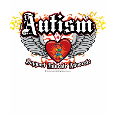 Autism Wings tee shirt