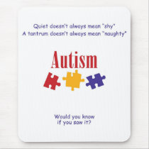 AUTISM - Would you know if you saw it? Mousepads