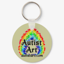 Autist Art Keychain