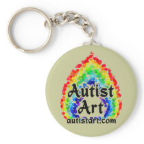 Autist Art Keychain
