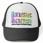 Autistic Activist (Color) Hats