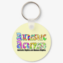 Autistic Activist (Color) Keychain