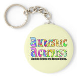 Autistic Activist (Color) Keychain