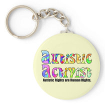 Autistic Activist (Color) Keychain