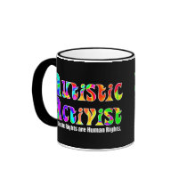 Autistic Activist (Color) Mugs by autistart Autistic Activist (Color) Mugs