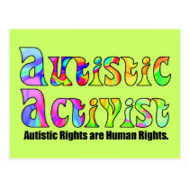 Autistic Activist (Color) Postcard