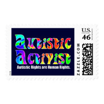 Autistic Activist (Color) Stamps