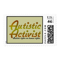 Autistic Activist (Gold) Stamps