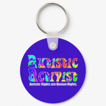 Autistic Activist Keychain