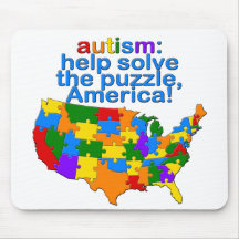 Autistic America Mouse Pad