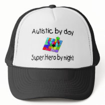 Autistic By Day Super Hero By Night Hat