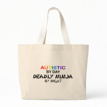 Autistic Deadly Ninja by Night Tote Bag