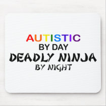 Autistic Deadly Ninja by Night Mouse Mat
