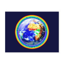 Autistic Home Planet Postcard