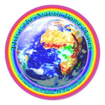 Autistic Home Planet Stickers