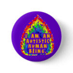 Autistic Human Being Buttons