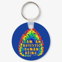 Autistic Human Keychain