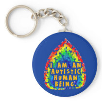 Autistic Human Keychain