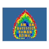 Autistic Human Postcards