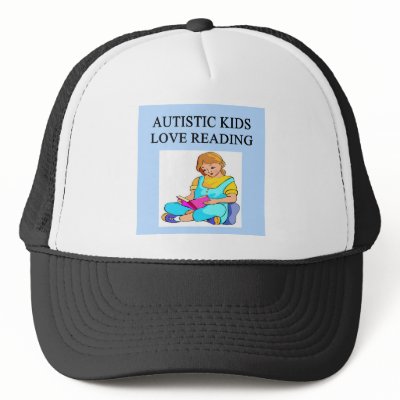 autistic kids kove reading hat by jimbuf