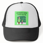 autistic kids love math trucker hats
