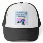 autistic kids love roller skating trucker hats