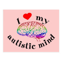 Autistic Mind Postcard postcards