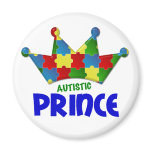 Autistic Prince 1 AUTISM Fridge Magnets