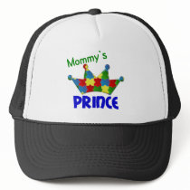 Autistic Prince 3 AUTISM T-Shirts & Apparel Trucker Hats