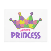 Autistic Princess 1 AUTISM Postcards