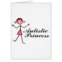 Autistic Princess (Girl) Greeting Cards